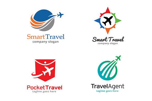 4 Travel Logo Template Design Vector: A Strategic Tool for Branding and Creativity