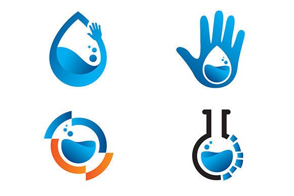 4 Water or Drink Logo Template