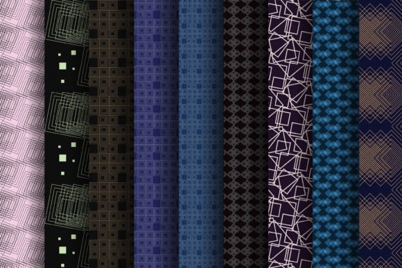 9 Abstract Geometric Pattern Backgrounds: A Versatile Design Resource for Creators and Professionals