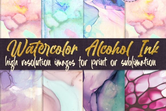 Alcohol Ink Digital Paper: Elevate Your Projects with Luxurious Textures and Vibrant Colors