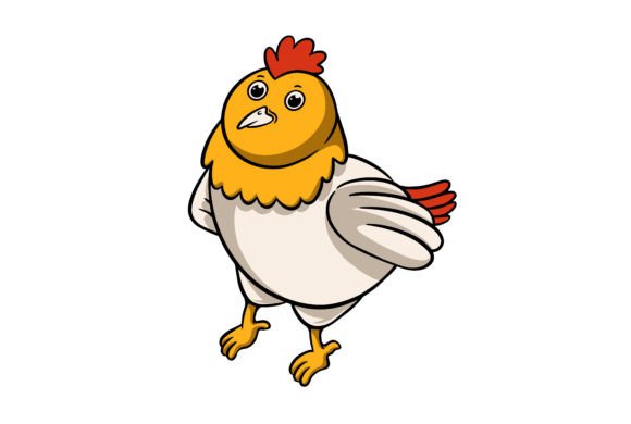 Chicken Vector Wildlife Animal: A Versatile Graphic Design Element