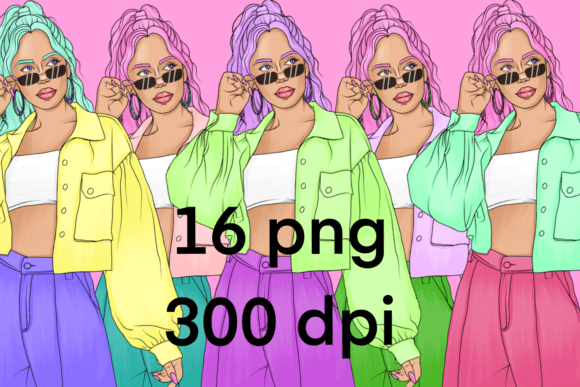 Fashion Girl Clipart: A Versatile Resource for Creative and Professional Projects