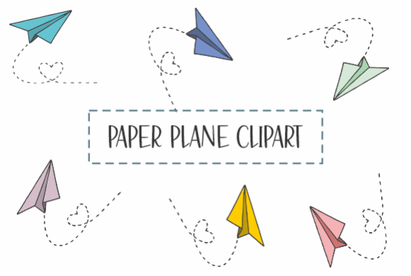 Paper Planes Clipart Set: Strategic Use for Creative and Professional Projects