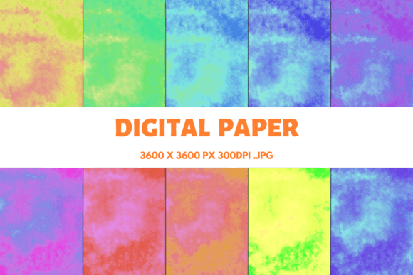 Retro Clouds Digital Papers Set 1: A Versatile Tool for Creative Projects