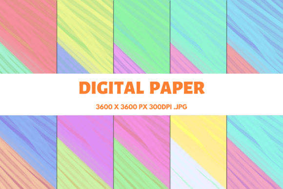 Retro Two Tone Digital Papers