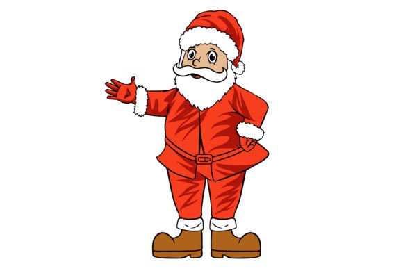 Santa Claus Illustration Art: A Versatile Graphic for Creative and Commercial Use