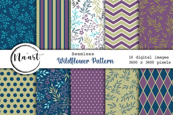 Wildflowers Seamless Pattern: A Versatile Design Asset for Modern Creativity