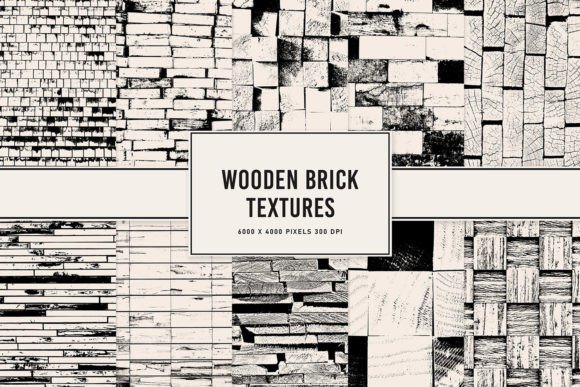 Wood Brick Textures: Elevating Digital Design with Natural Elegance