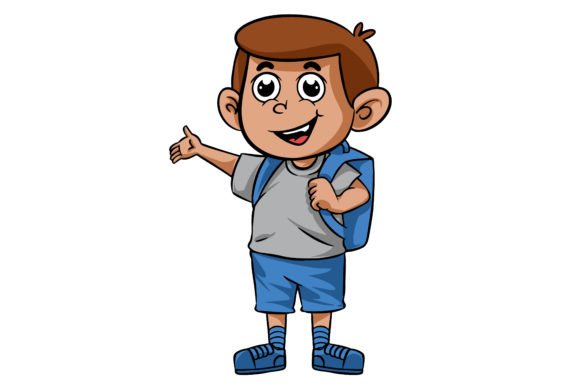 Young Boy Clipart Student Artwork